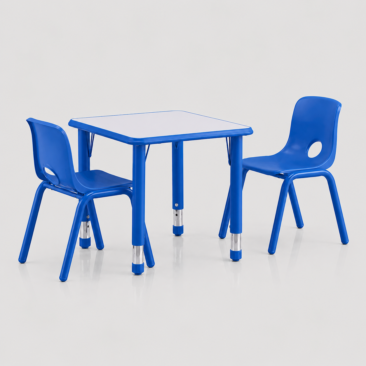 Mesa Escolar Cuadrada Azul SC-006AZ