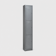 Locker Metalico 3 Puertas P/Candado - L3PEC