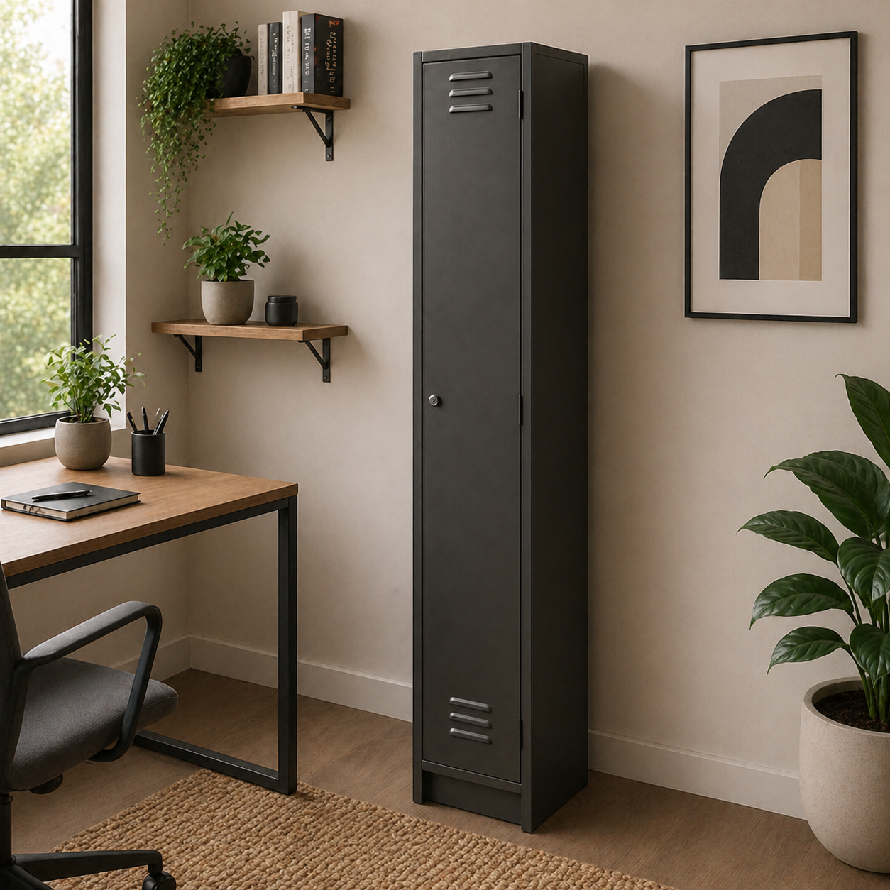 Locker Metalico 1 Puertas P/Candado - L1PC