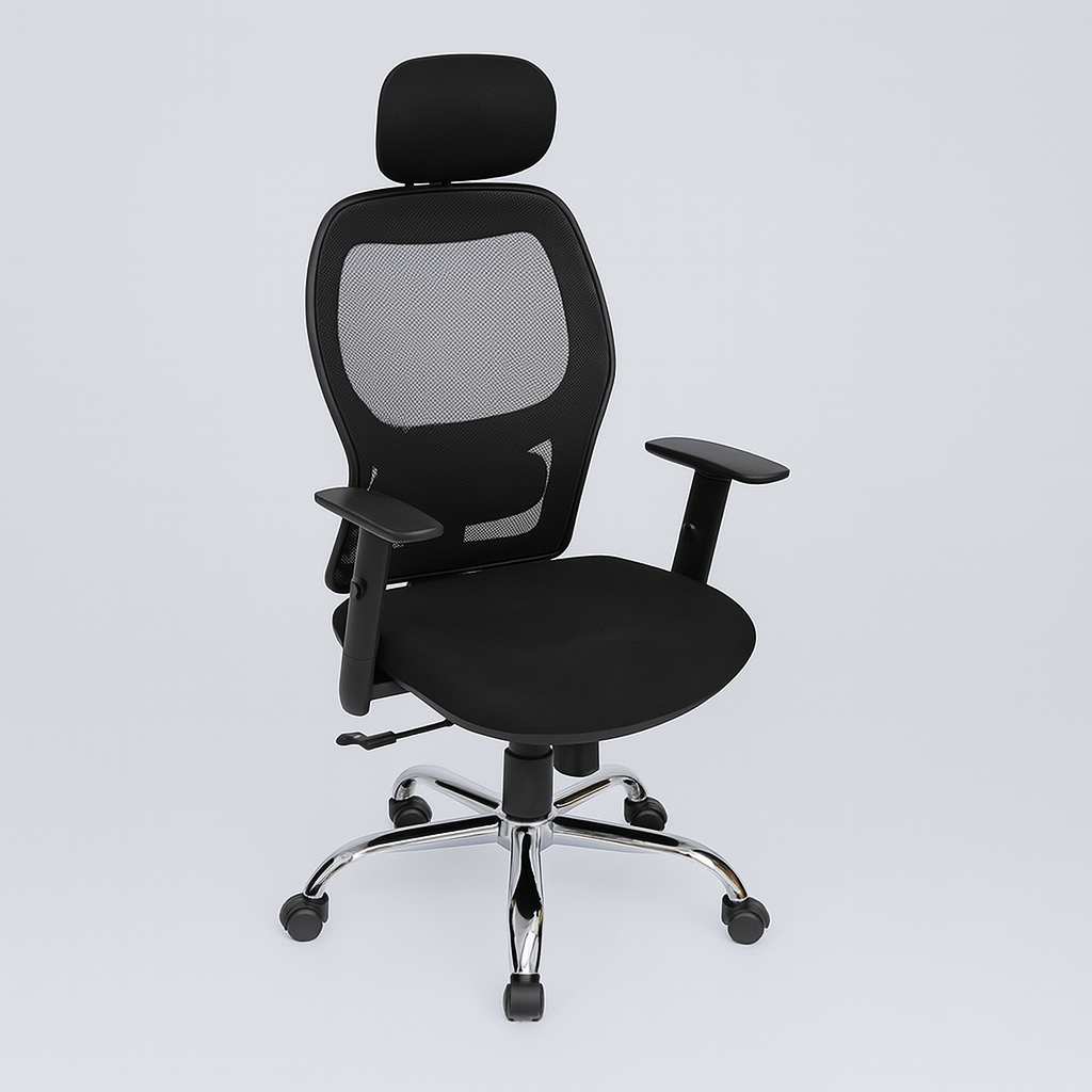 Silla Ejecutiva Negra Ergonómica DS-1301N