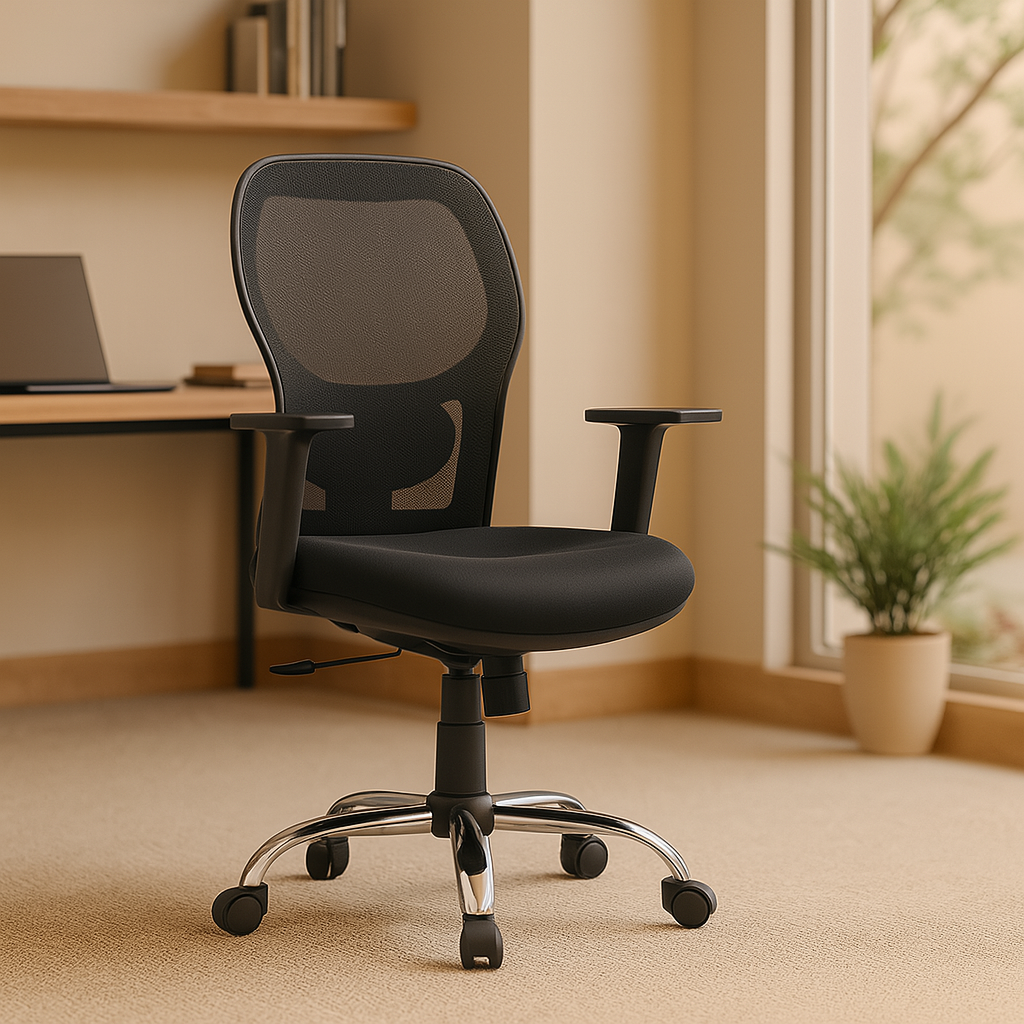 Silla Ejecutiva Negra Ergonómica DS-1301S