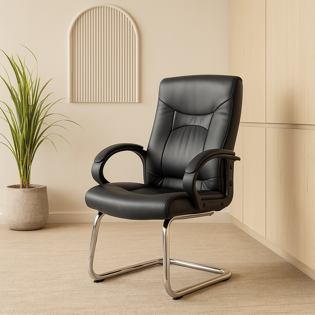 Silla De Espera Deluxe Cuerina DC-50