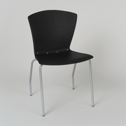 Silla P/Food Court Negro PVC DC-311