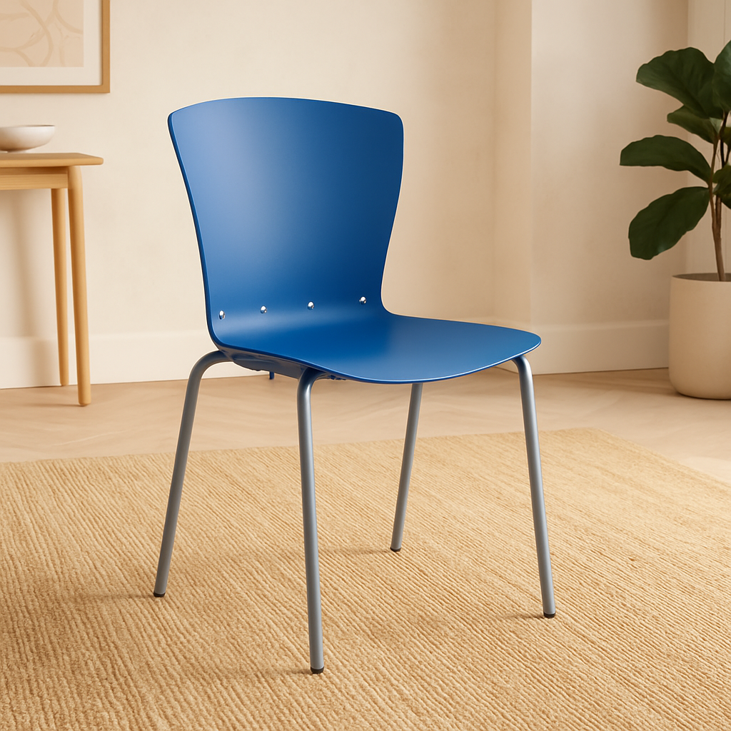 Silla P/Food Court Azul PVC DC-311