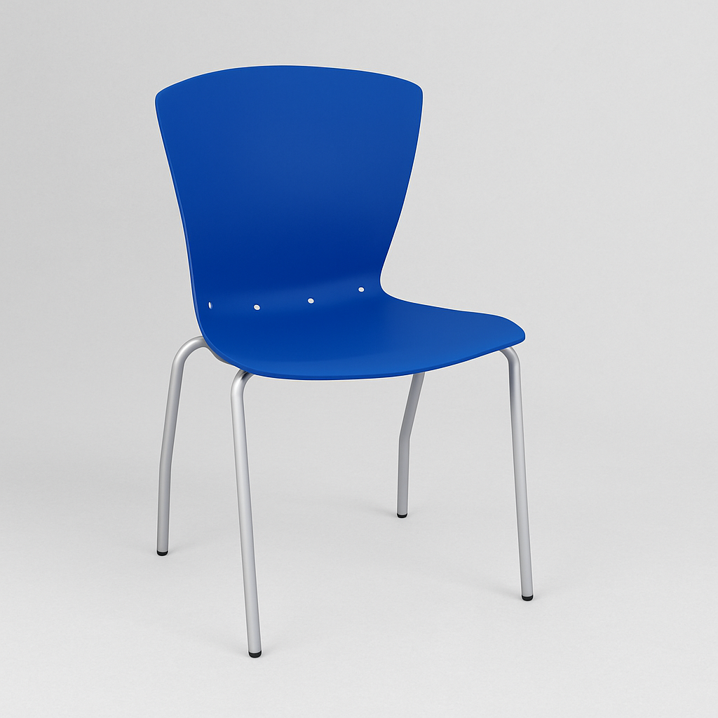 Silla P/Food Court Azul PVC DC-311