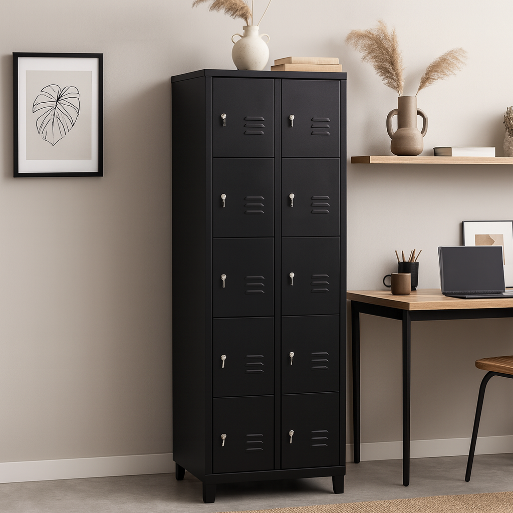 Locker Metalico 10 Puertas F-16