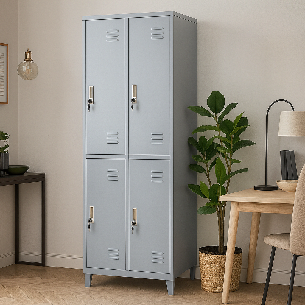 Locker Metalico 4 Puertas CNDO-04N