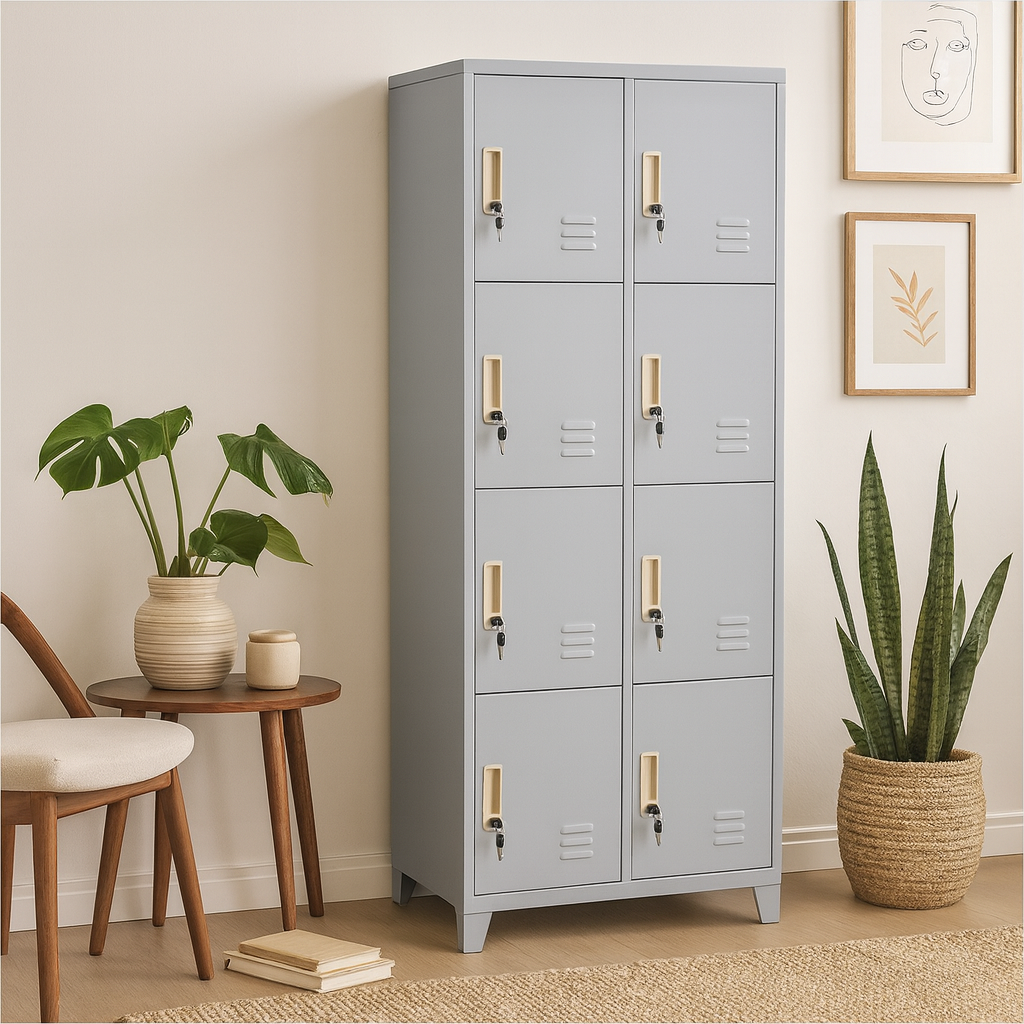 Locker Metalico 8 Puertas CNDO-08N