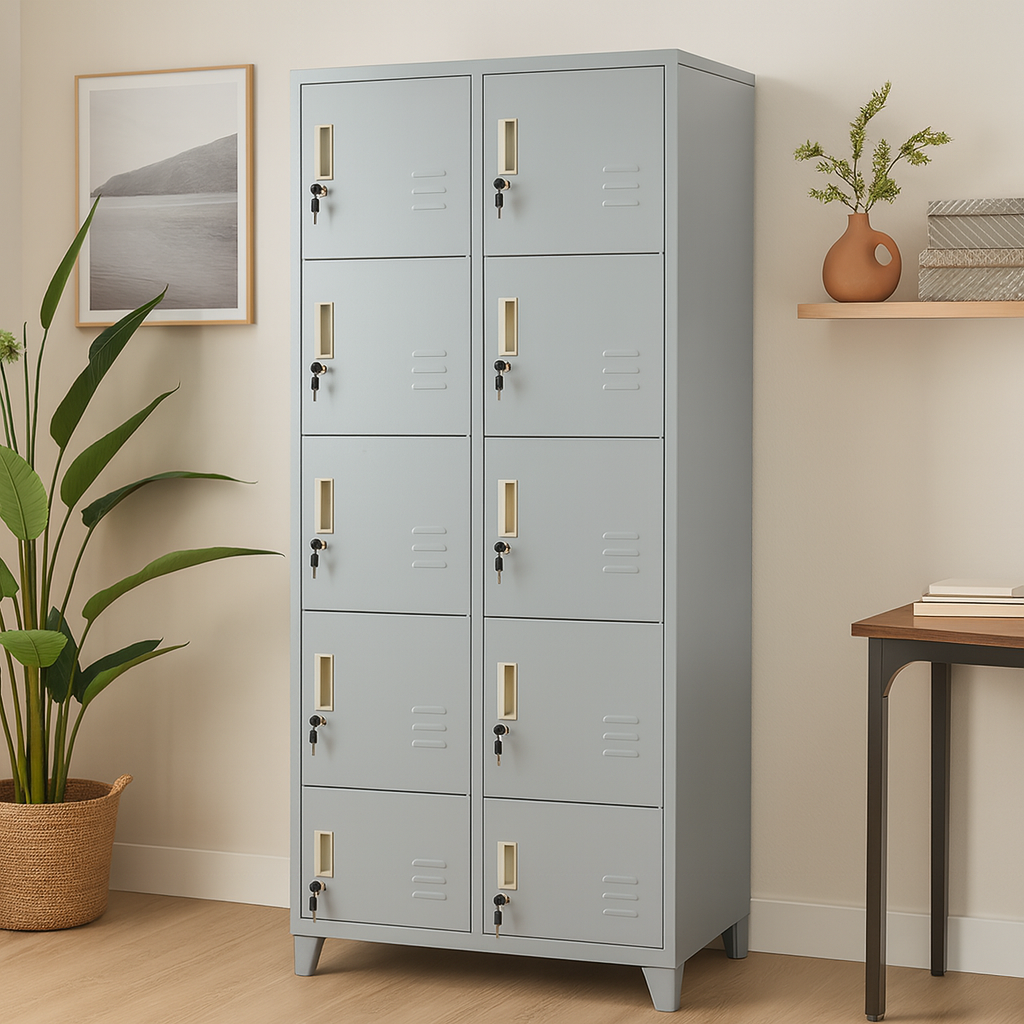 Locker Metalico 10 Puertas CNDO-10N