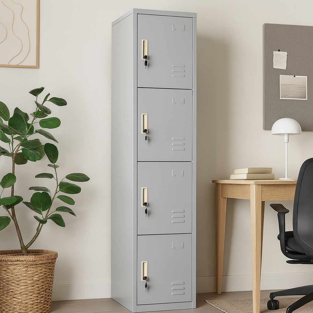 Locker Metalico 4 Puertas CNSI-04N