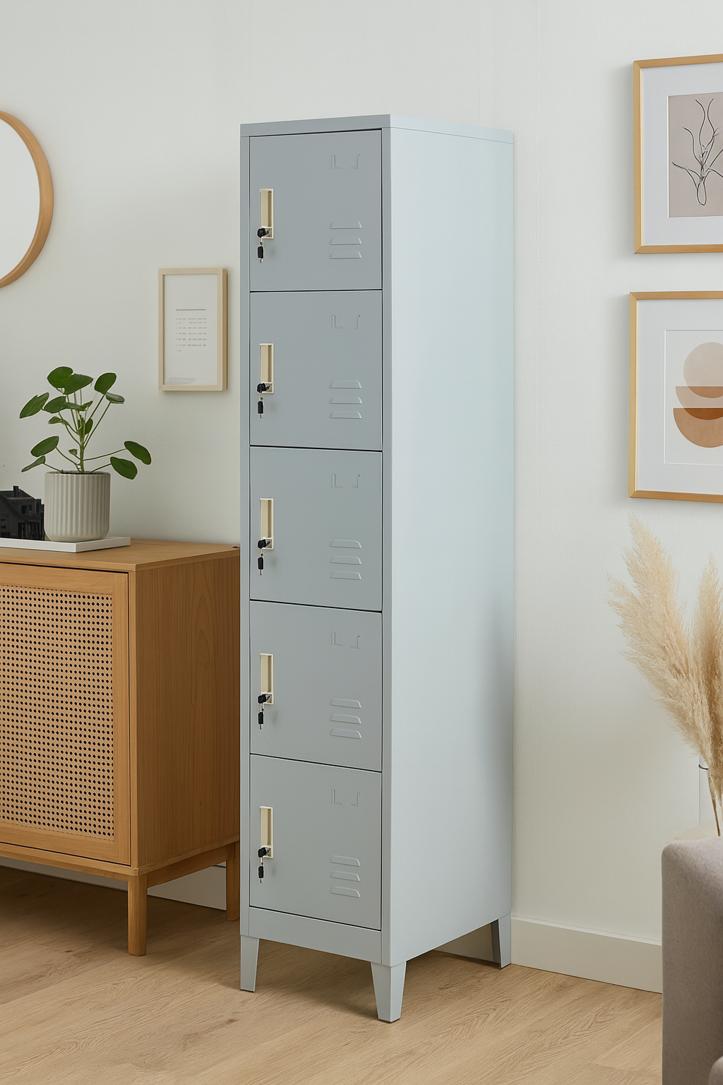 Locker Metalico 5 Puertas CNSI-05N