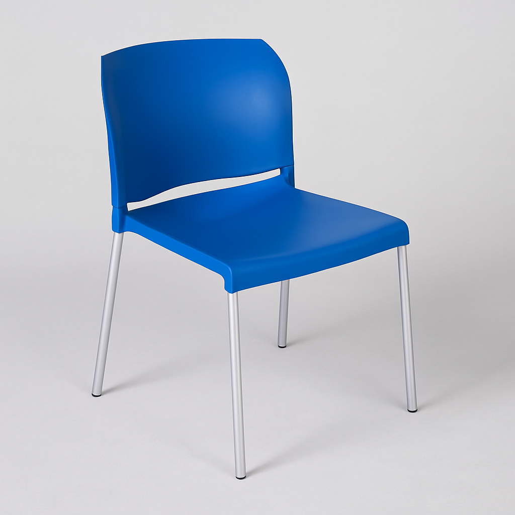 Silla P/Food Court Azul PVC DC-313