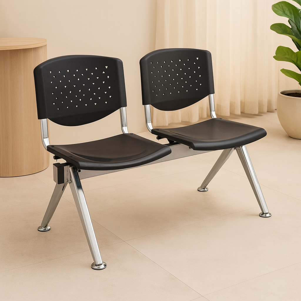 Bateria de 2 Silla De Espera PVC DC-3342N