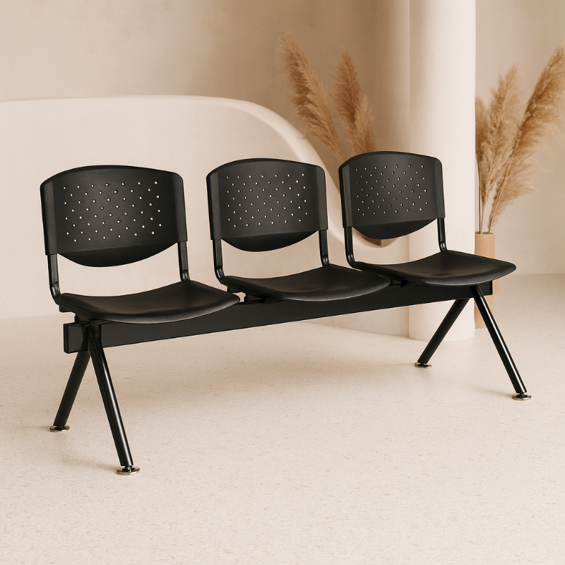 Bateria de 3 Silla De Espera PVC DC-3343N