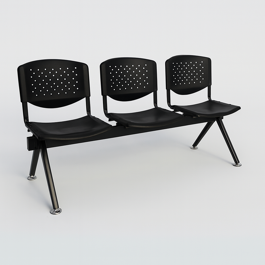 Bateria de 3 Silla De Espera PVC DC-3343N