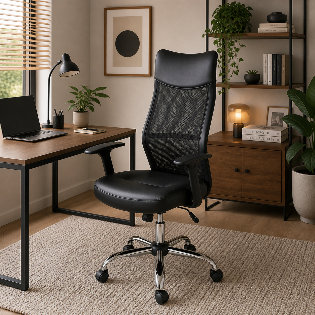 Silla Ejecutiva Negra Ergonómica HUMPHREY