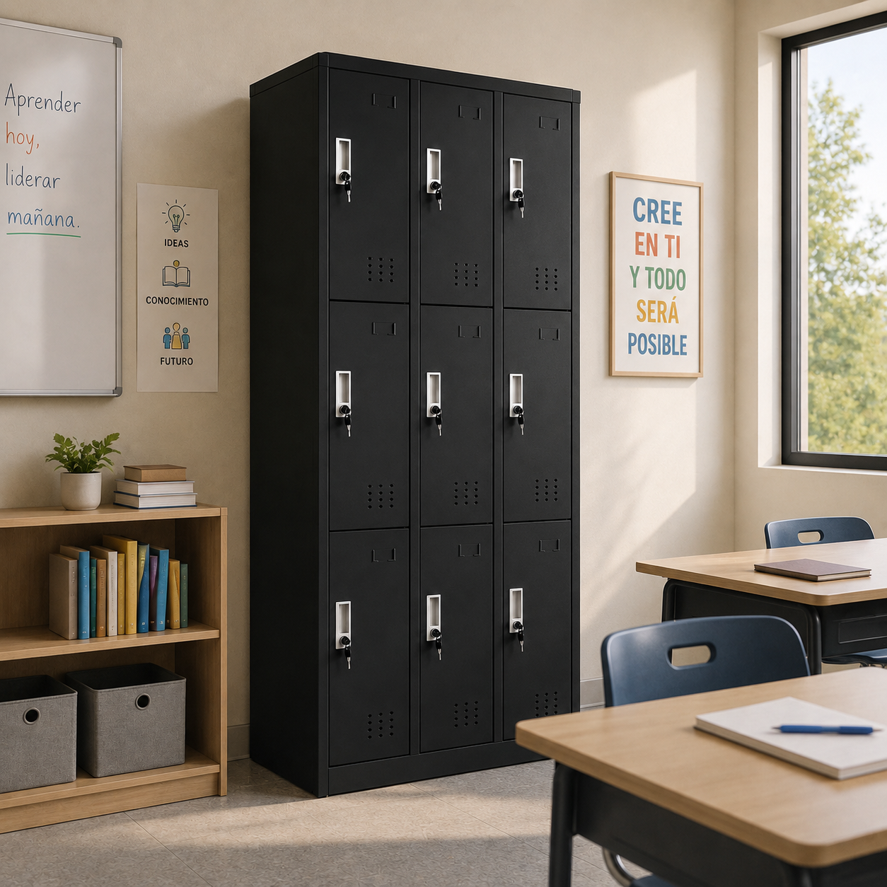 Locker Metalico 9 Puertas F-20