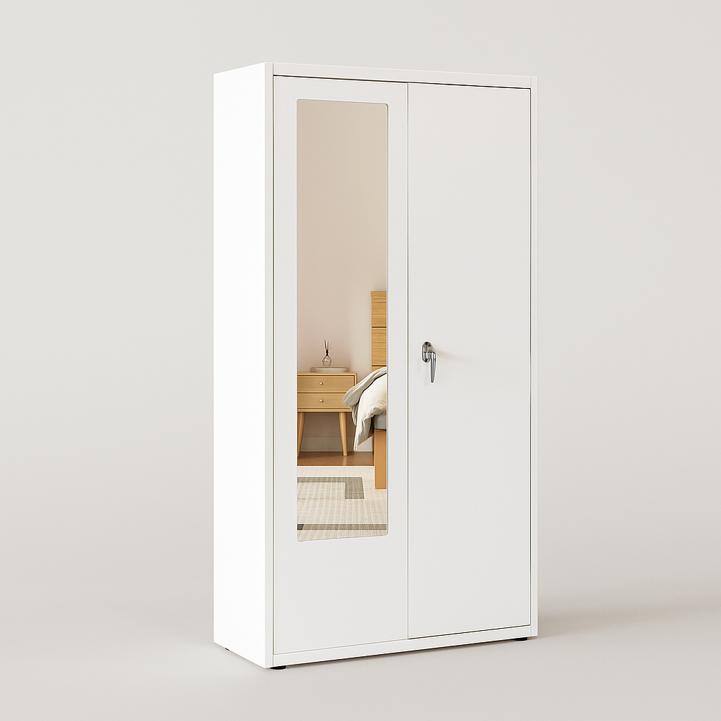 Armario Metalico Con Espejo y Caja de Seguridad