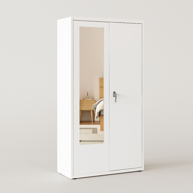 Armario Metalico Con Espejo y Caja de Seguridad