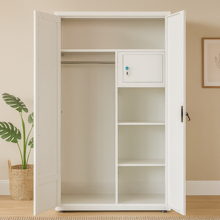 Armario Metalico Con Espejo y Caja de Seguridad