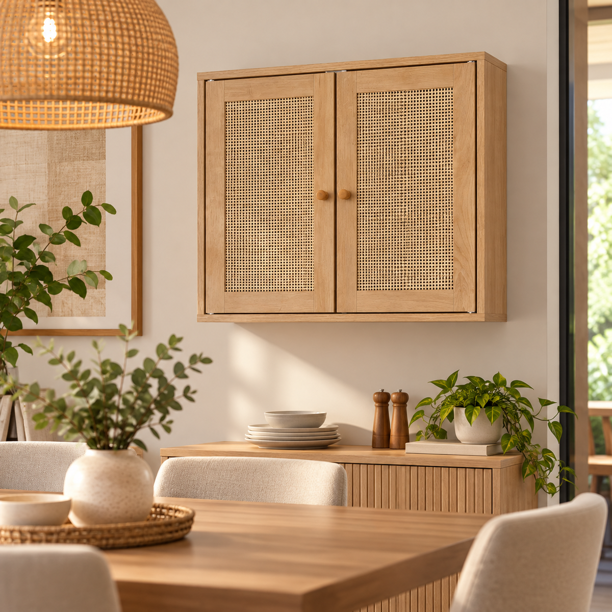 Armario Organizador De Pared - Madera