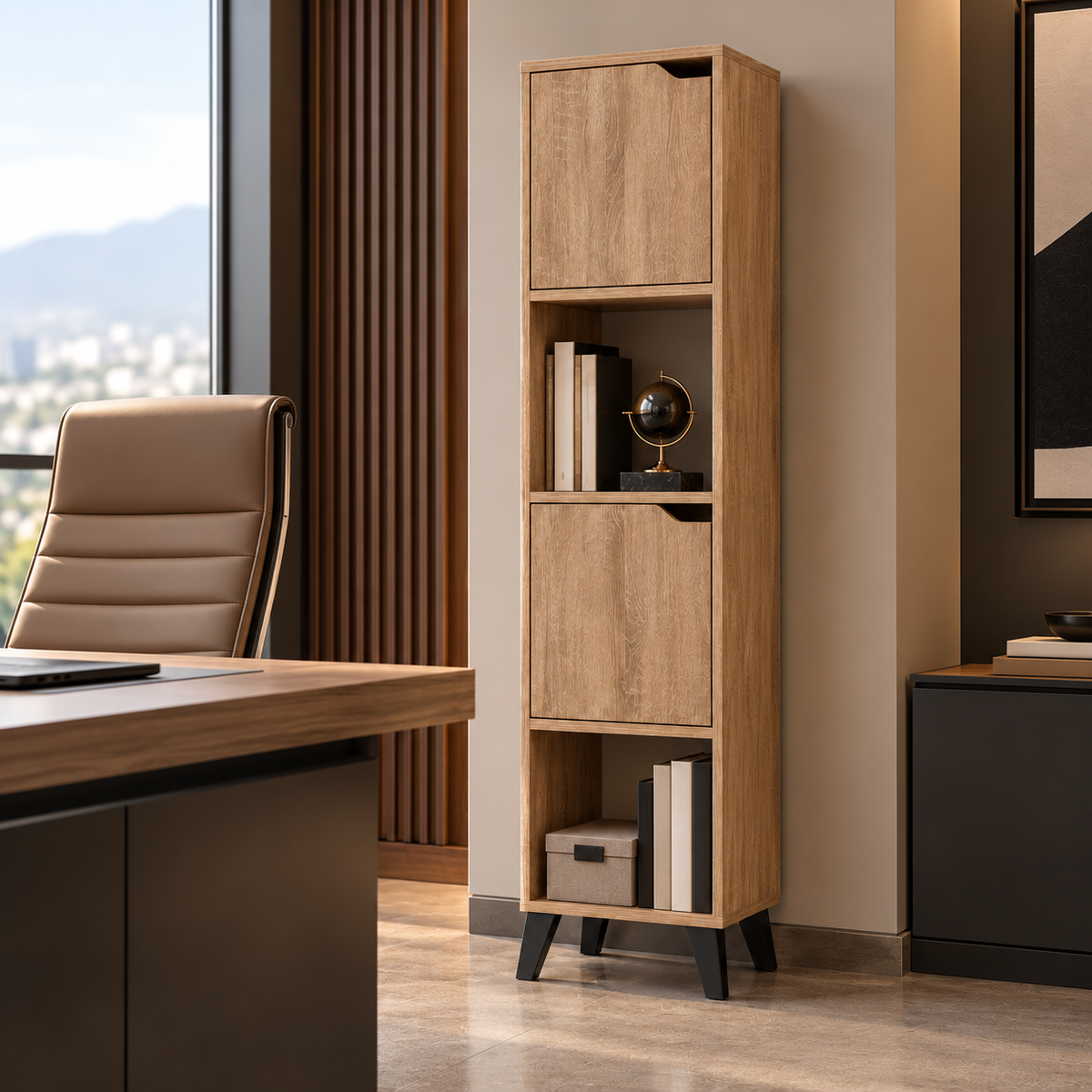 Mueble Organizador 4 Espacios - Madera