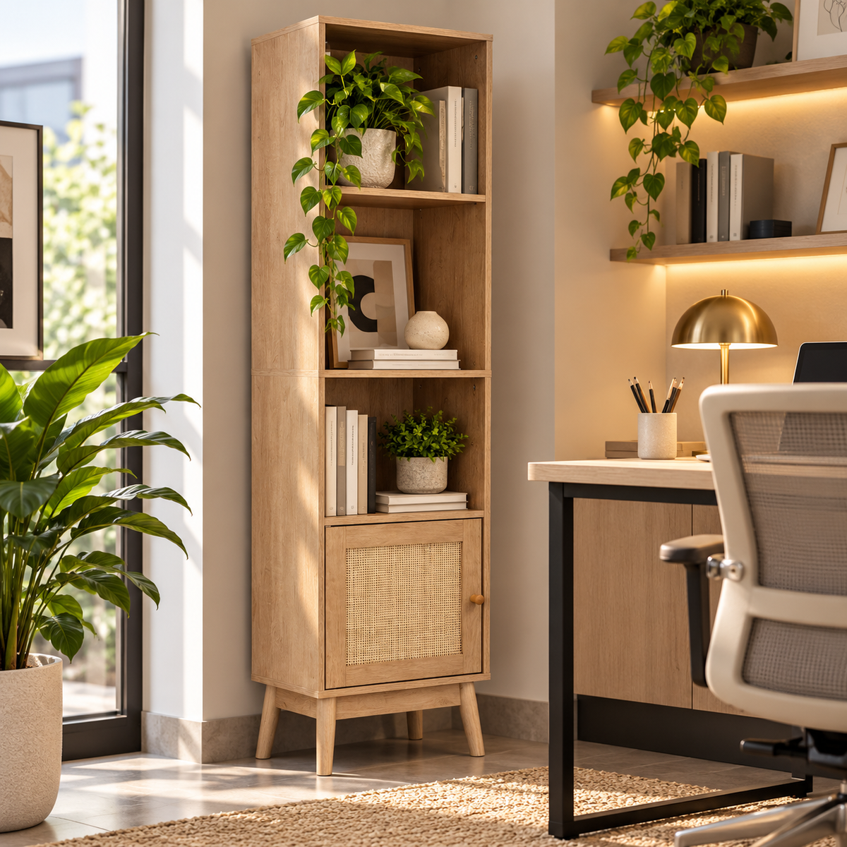 Mueble Organizador 5 Espacios - Madera