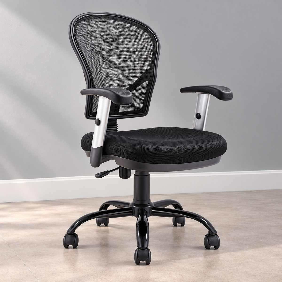 Silla Ejecutiva Negra Ergonómica DC-40